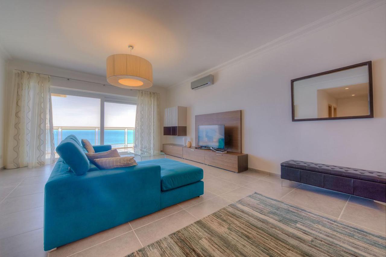 Seafront Luxury Apartment With Pool 斯利马 外观 照片